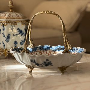 Luxury Ceramic with Copper Basket