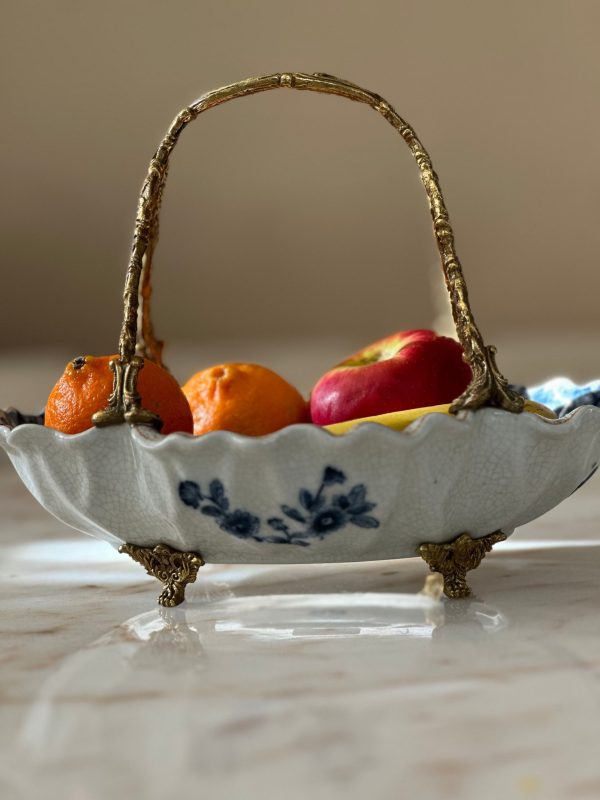 Luxury Ceramic with Copper Basket